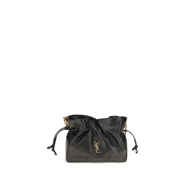 Saint Laurent Jamie Black Leather Pouch