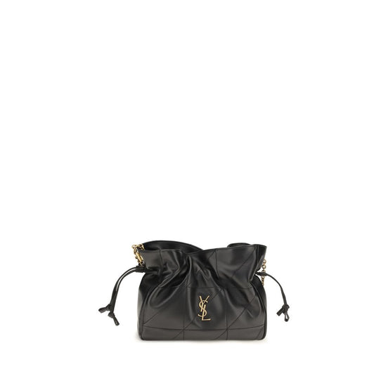 Saint Laurent Jamie Black Leather Pouch