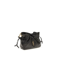 Saint Laurent Jamie Black Leather Pouch