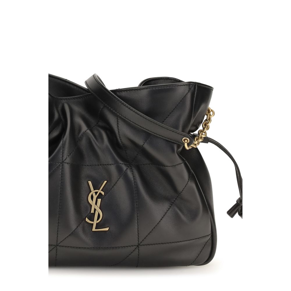 Saint Laurent Jamie Black Leather Pouch