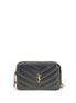 Saint Laurent LouLou Matelassé Black Leather Camera Bag