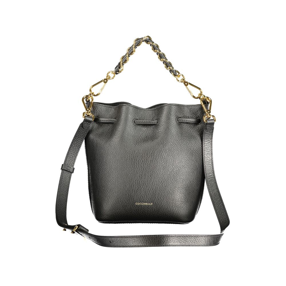 Coccinelle Black Leather Womens Bag