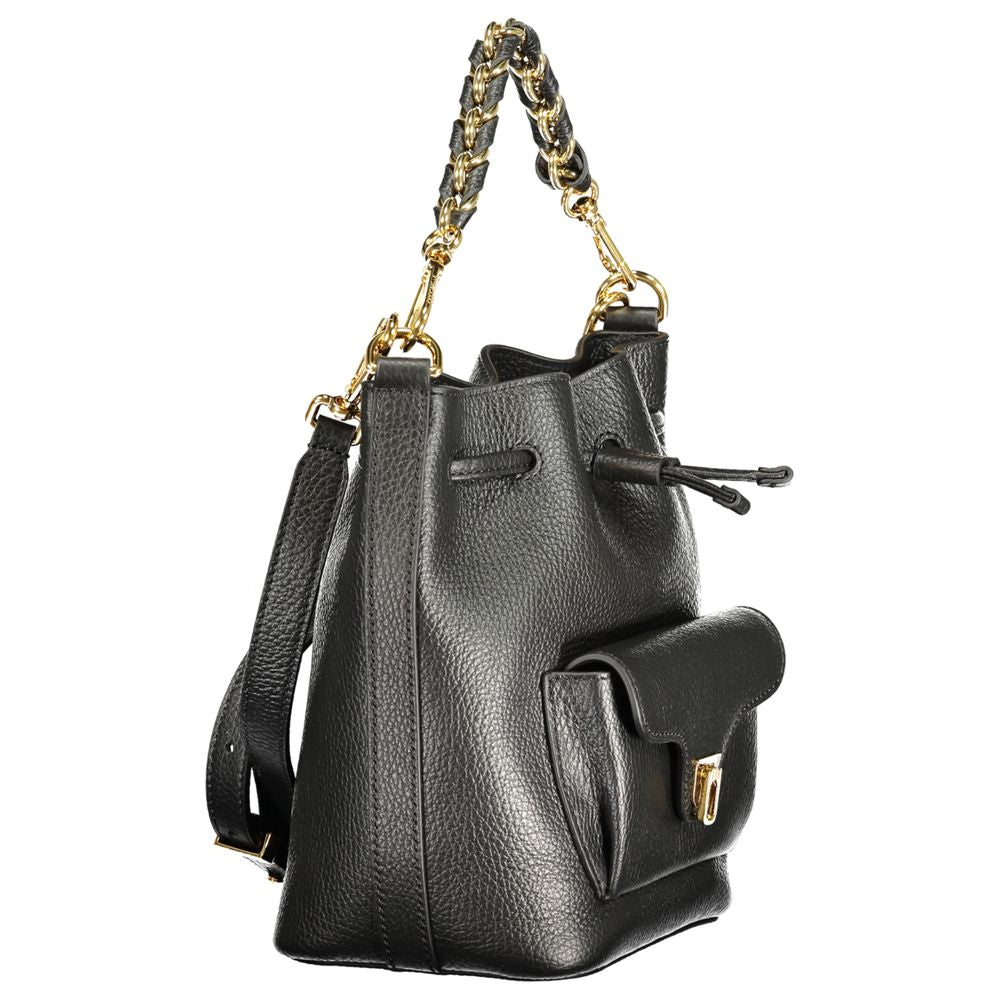 Coccinelle Black Leather Womens Bag