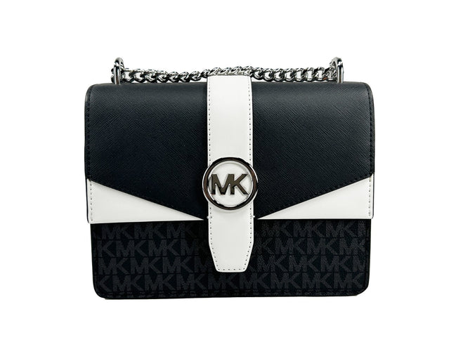 Μικρή Τσάντα Ώμου Michael Kors Greenwich με Καπάκι