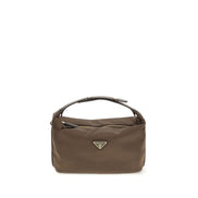 Prada Brown Recycled Polyamide Handbag