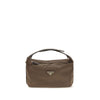 Prada Brown Recycled Polyamide Handbag