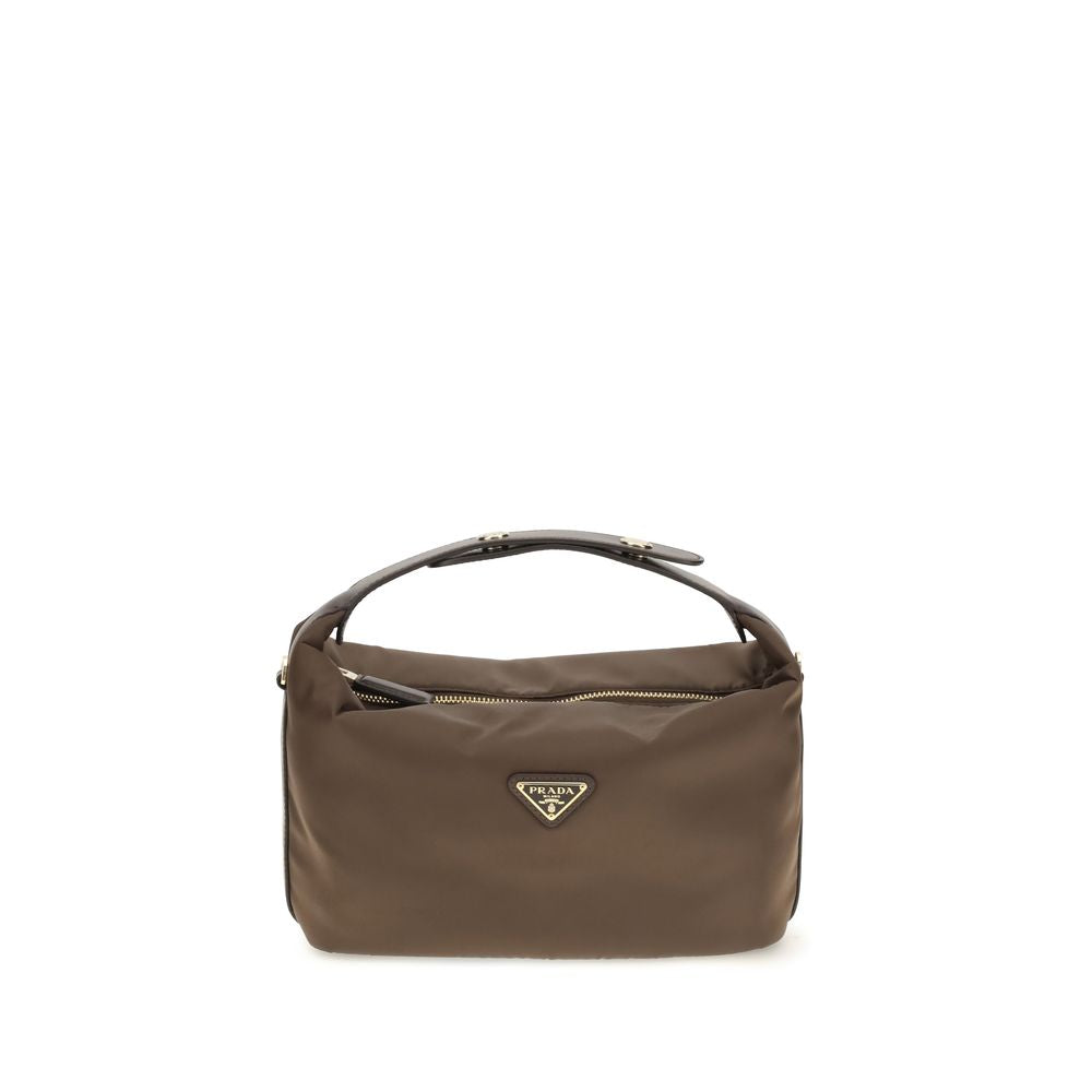 Prada Brown Recycled Polyamide Handbag