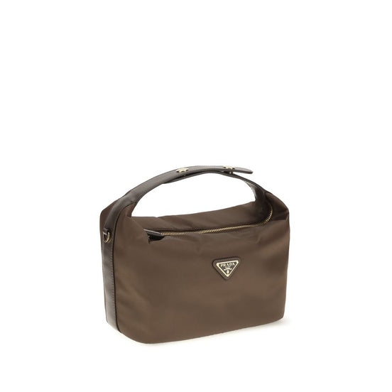 Prada Brown Recycled Polyamide Handbag