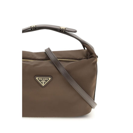Prada Brown Recycled Polyamide Handbag