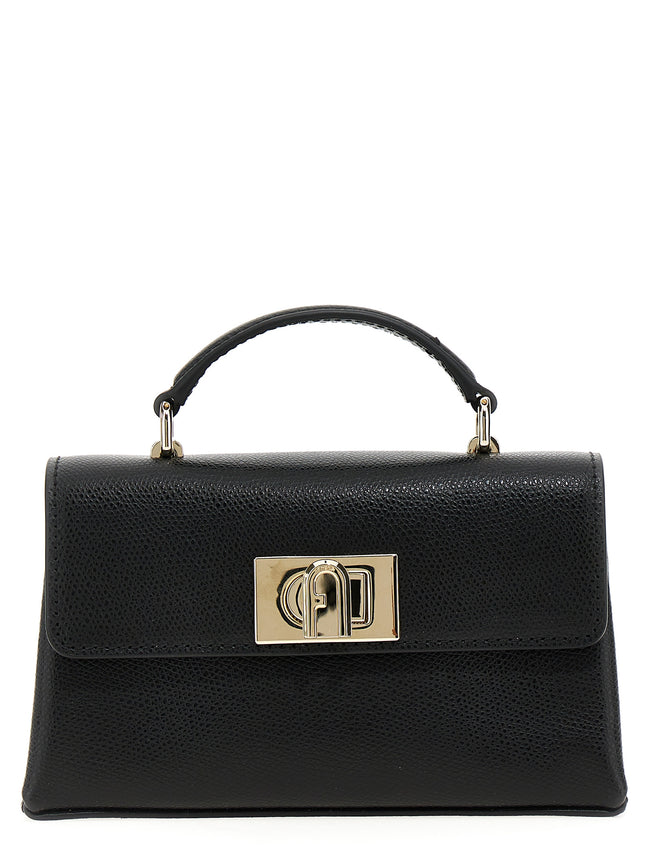 Furla Black Leather Crossbody Bag