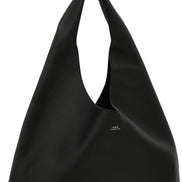 A.P.C. Black Calfskin Shoulder Bag