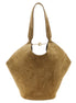 Khaite Brown Calfskin Tote Bag