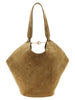 Khaite Brown Calfskin Tote Bag