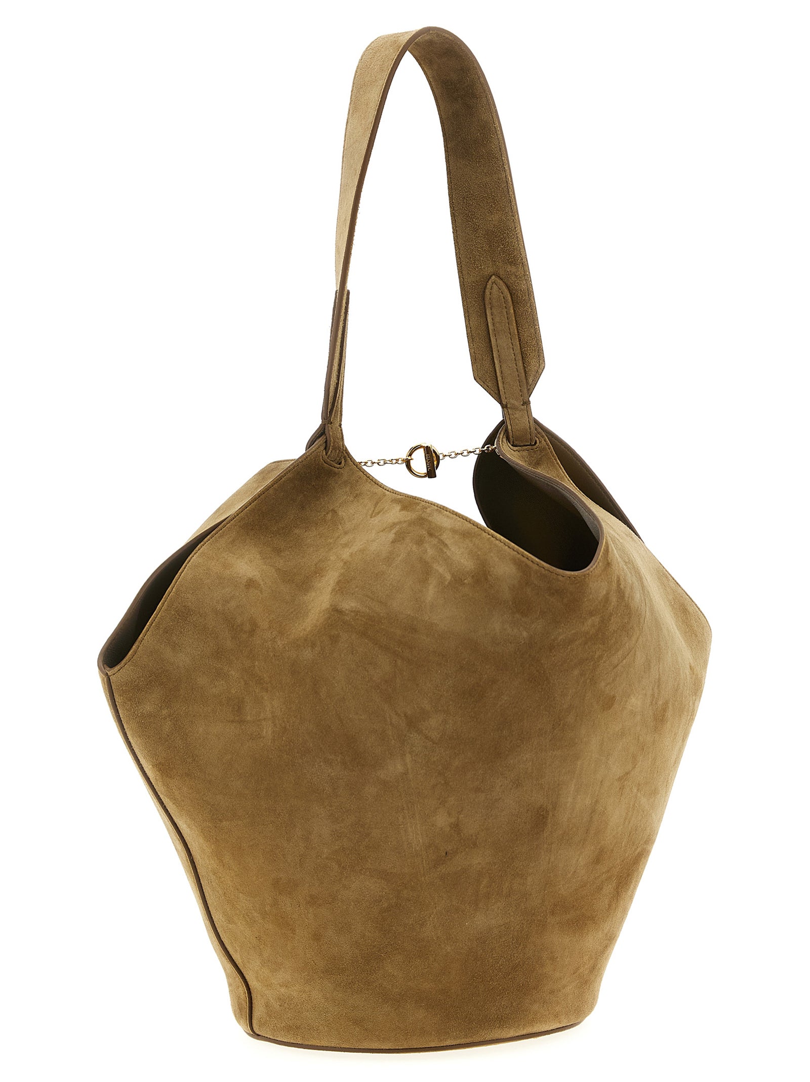Khaite Brown Calfskin Tote Bag