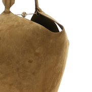 Khaite Brown Calfskin Tote Bag