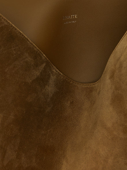 Khaite Brown Calfskin Tote Bag