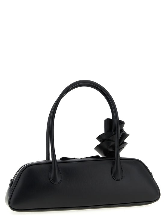 Magda Butrym Black Calfskin Shoulder Bag
