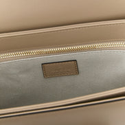 Gucci Μπεζ Τσάντα Ώμου από Δέρμα Μόσχου