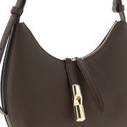 Furla Goccia Brown Leather Shoulder Bag