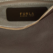Furla Goccia Brown Leather Shoulder Bag