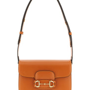 Gucci Horsebit 1955 Πορτοκαλί Δερμάτινη Τσάντα Ώμου
