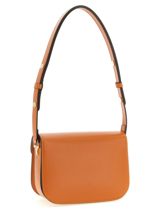 Gucci Horsebit 1955 Orange Leather Shoulder Bag