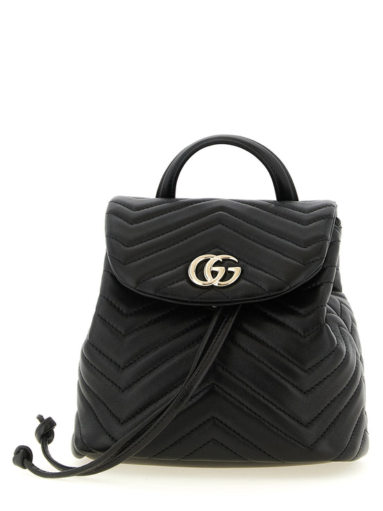 Gucci Black Lamb Leather Backpack