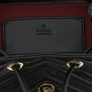 Gucci Black Lamb Leather Backpack