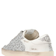 Golden Goose Silver Polyester Low Top Sneakers