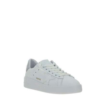 Golden Goose Pure Star White Leather Sneakers