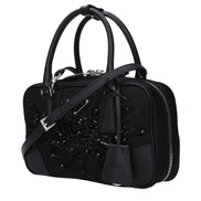 Prada Black Fabric Satchel Bag