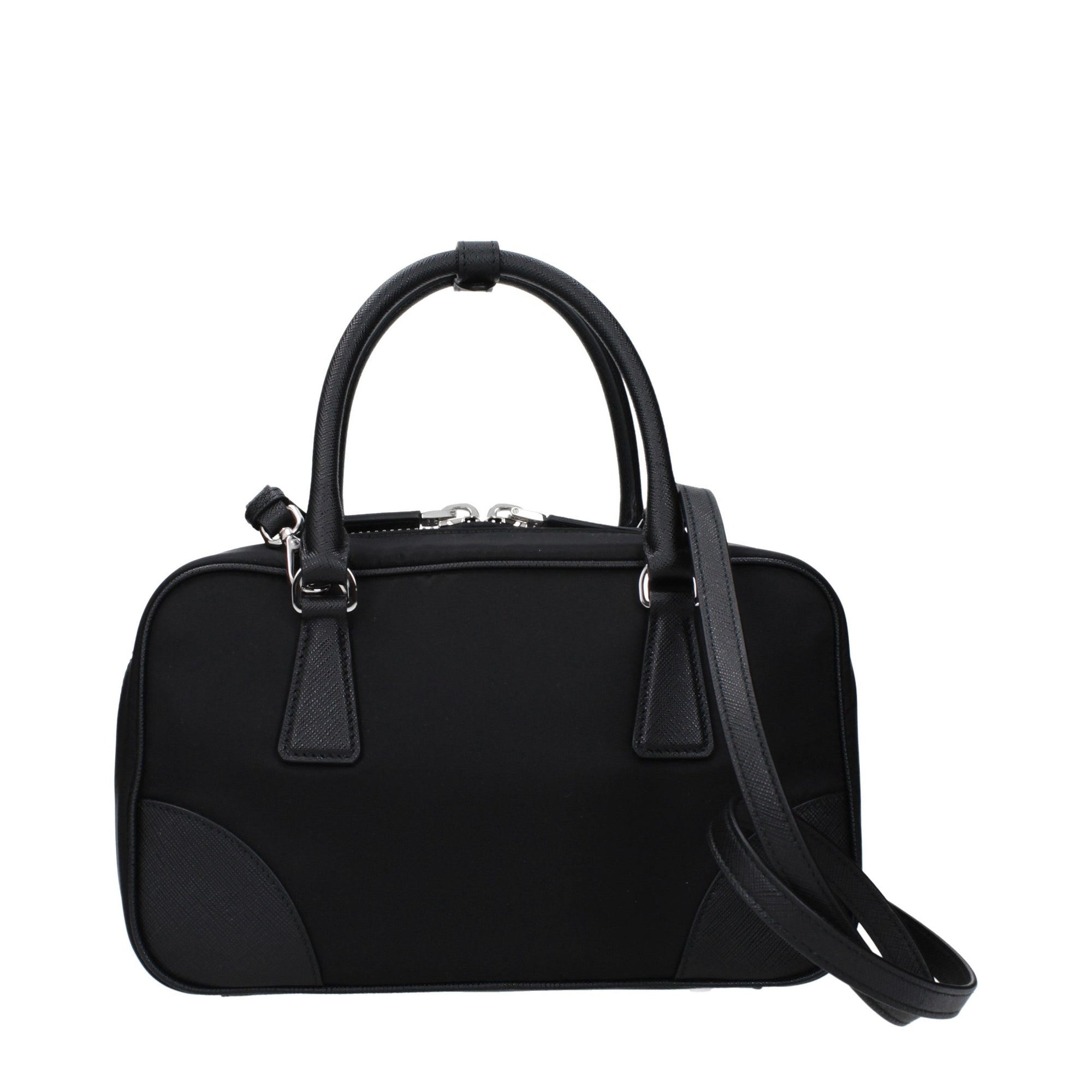 Prada Black Fabric Satchel Bag