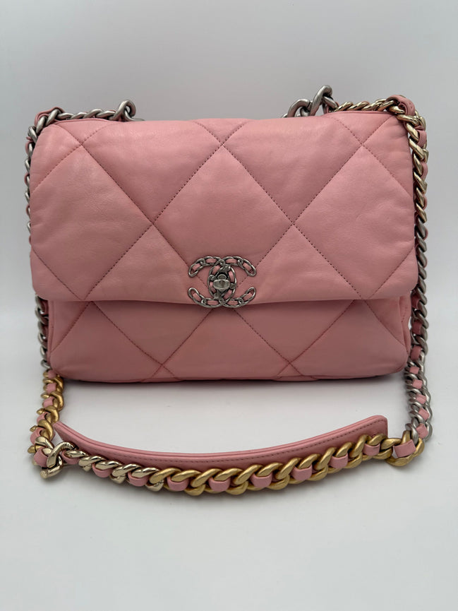 Chanel 19 Medium Pink Shoulder Bag
