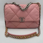 Chanel 19 Medium Pink Shoulder Bag