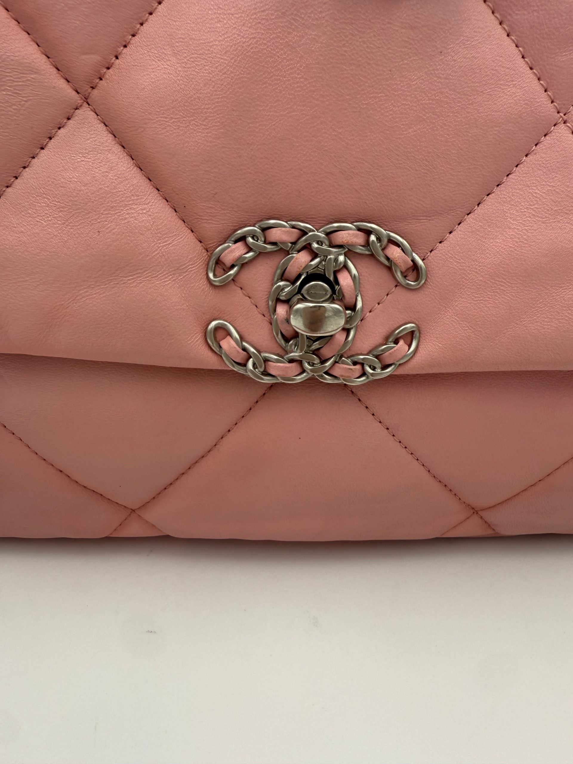 Chanel 19 Medium Pink Shoulder Bag