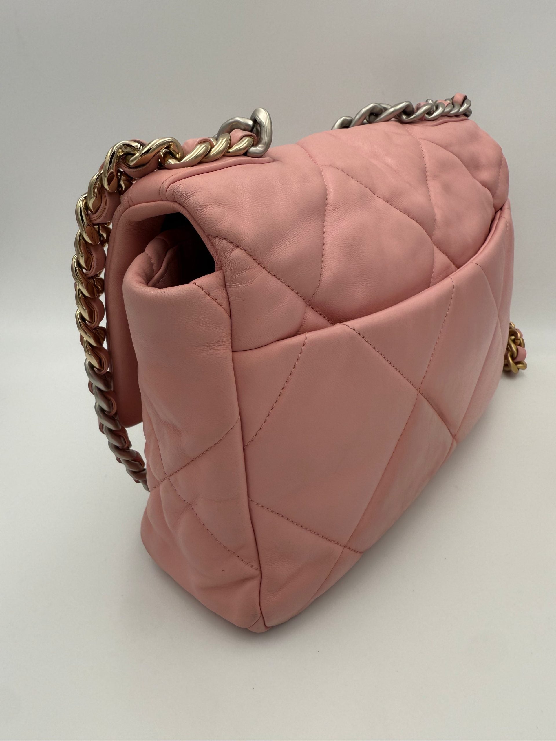 Chanel 19 Medium Pink Shoulder Bag
