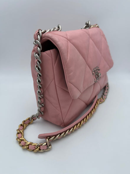Chanel 19 Medium Pink Shoulder Bag
