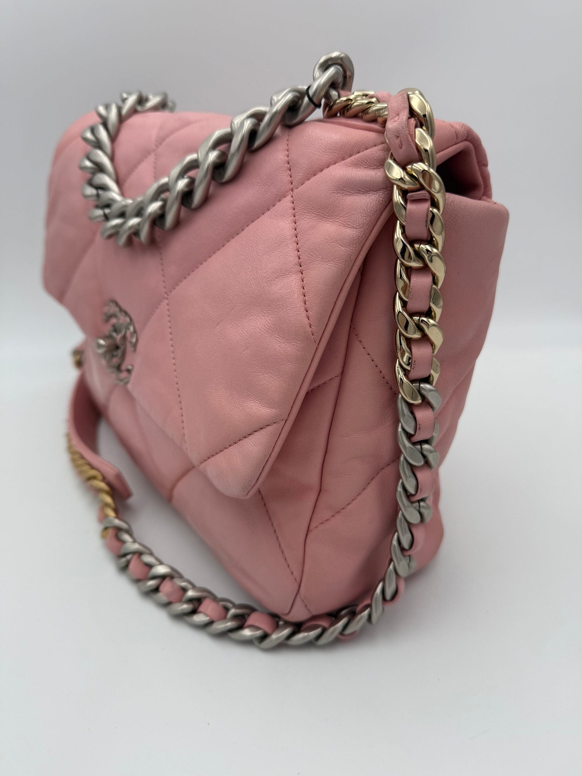 Chanel 19 Medium Pink Shoulder Bag