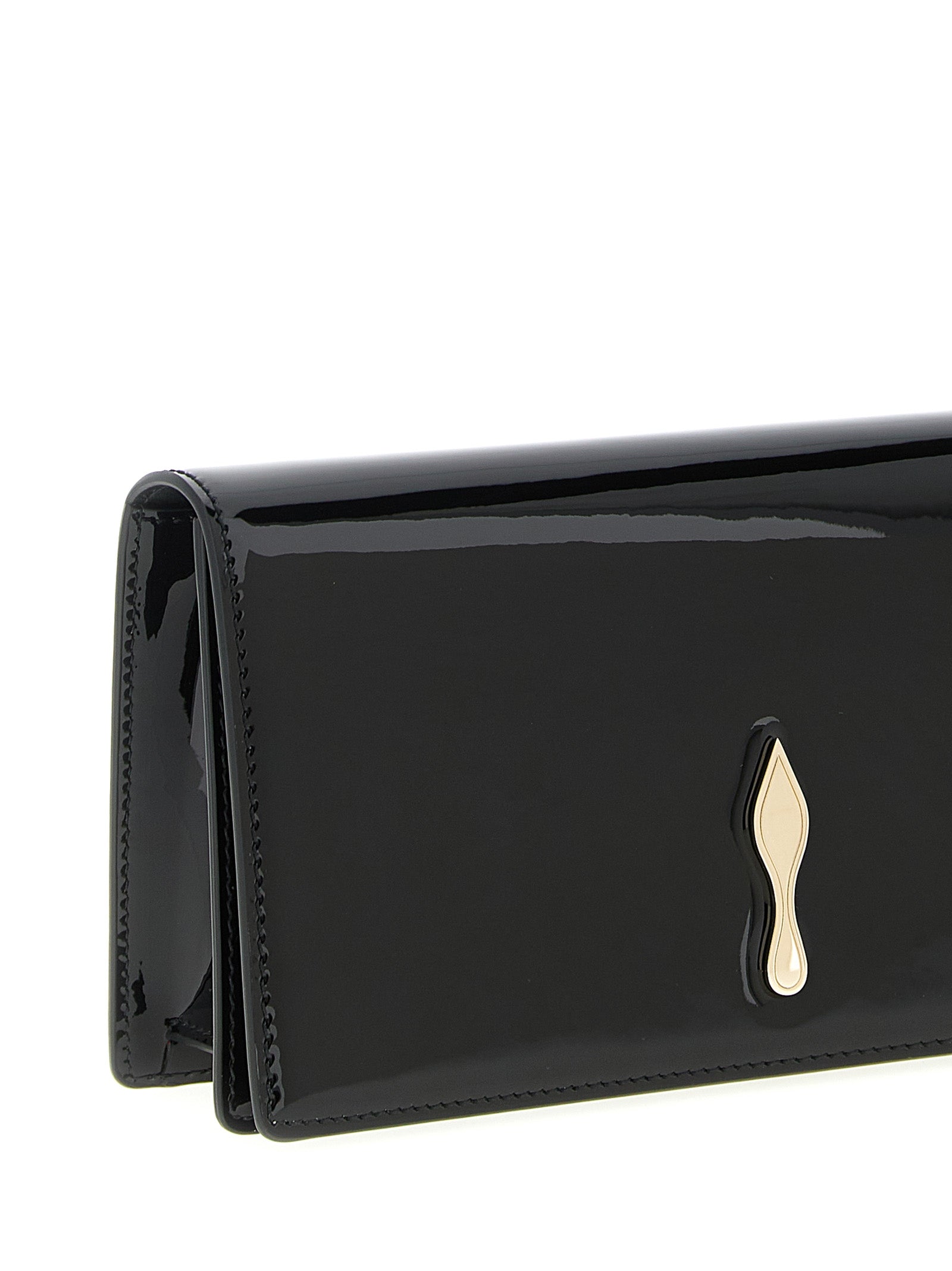 Christian Louboutin Black Calfskin Clutch Bag