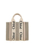 Chloé Woody Canvas Tote Bag