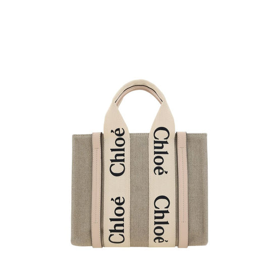 Chloé Woody Canvas Tote Bag