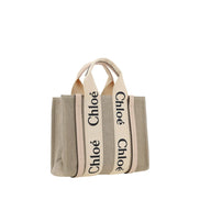 Chloé Woody Canvas Tote Bag