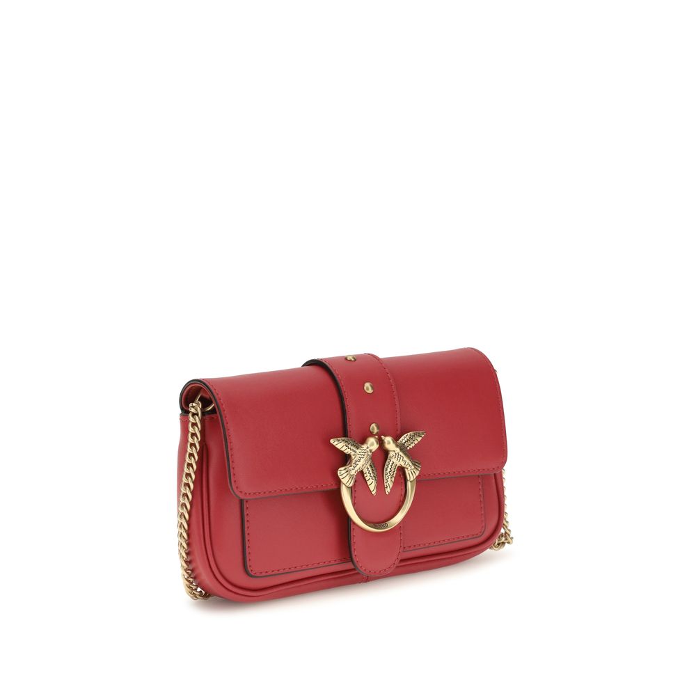 PINKO Multicolor Calf Leather Bos Taurus Shoulder Bag