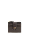 PINKO Brown Calf Leather Bos Taurus Wallet