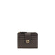 PINKO Brown Calf Leather Bos Taurus Wallet