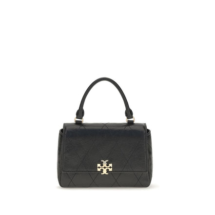 Tory Burch Black Calf Leather Bos Taurus Wallet