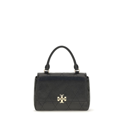 Tory Burch Μαύρο Πορτοφόλι από Δέρμα Μόσχου Bos Taurus