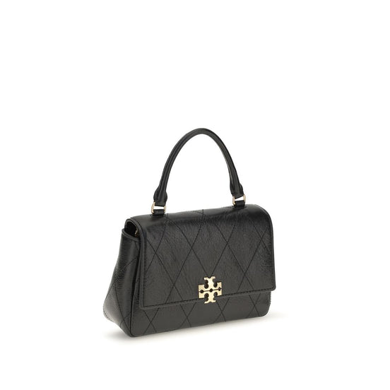 Tory Burch Μαύρο Πορτοφόλι από Δέρμα Μόσχου Bos Taurus