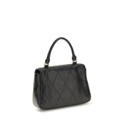 Tory Burch Black Calf Leather Bos Taurus Wallet