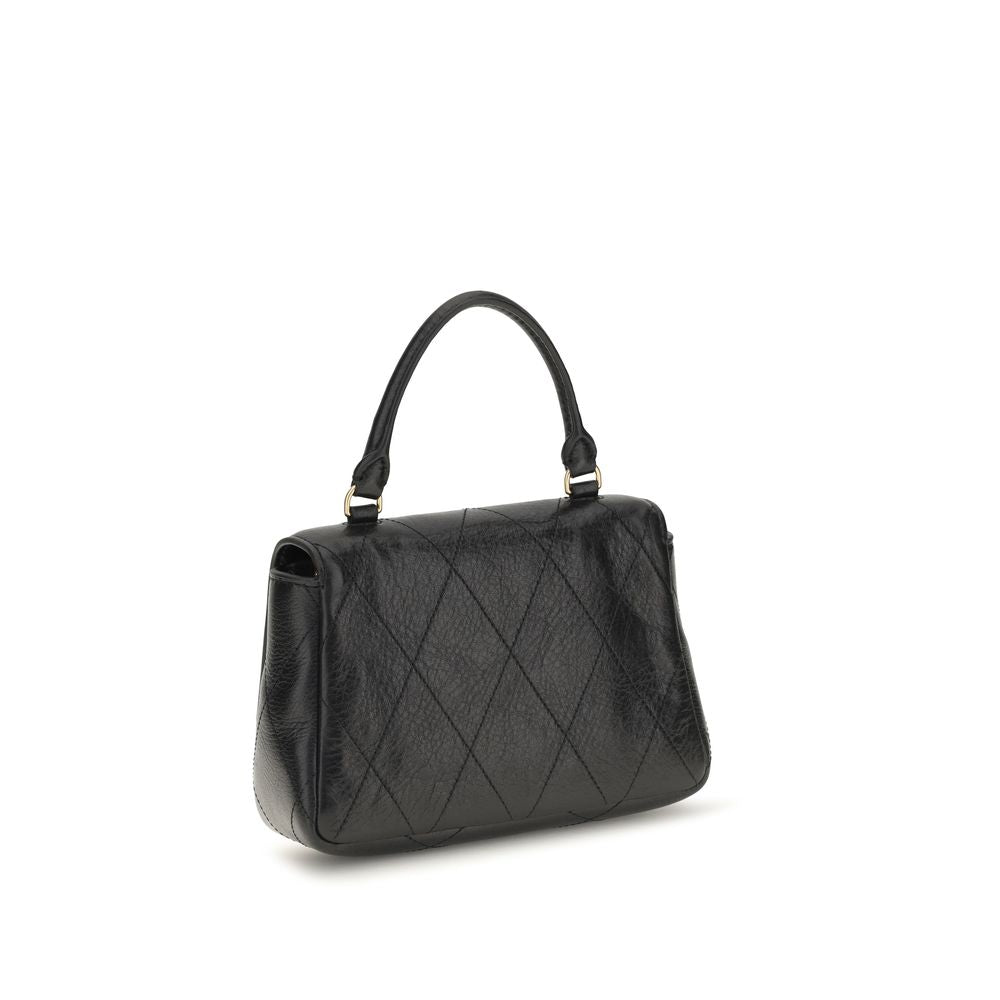 Tory Burch Black Calf Leather Bos Taurus Wallet